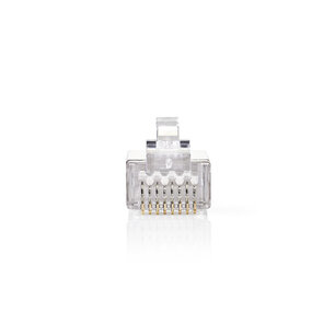 Nedis CCGB89302ME Netwerkconnector Rj45 (8p8c) Male - 10 Stuks Metaal Nedis CCGB89302ME Netwerkconnector Rj45 (8p8c) Male - 10 Stuks Metaal
