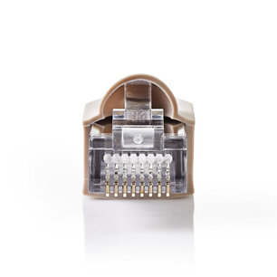 Nedis CCGB89350GY Netwerkconnectorset Rj45 (8p8c) Male - Vrije Trekontlasting 10 Stuks Grijs Nedis CCGB89350GY Netwerkconnectorset Rj45 (8p8c) Male - Vrije Trekontlasting 10 Stuks Grijs