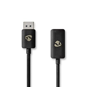 Nedis CCGP37108BK02 Displayport-adapter Displayport Male Hdmiâ„¢ Output 8k@30hz Vernikkeld Recht 0.20 M Rond Tpe Pvc Zwart Envelop Nedis CCGP37108BK02 Displayport-adapter Displayport Male Hdmiâ„¢ Output 8k@30hz Vernikkeld Recht 0.20 M Rond Tpe Pvc Zwart Envelop