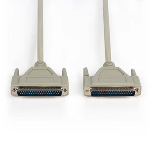 Nedis CCGP52500IV10 Seriƫle Kabel D-sub 37-pins Male - D-sub 37-pins Male 1,0 M Ivoor Nedis CCGP52500IV10 Seriƫle Kabel D-sub 37-pins Male - D-sub 37-pins Male 1,0 M Ivoor