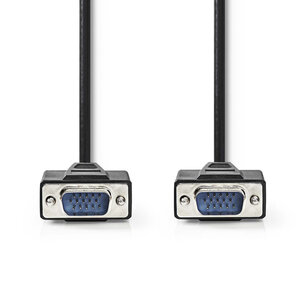 Nedis CCGP59000BK50 Vga-kabel Vga Male Vga Male Vernikkeld Maximale Resolutie: 1280x768 5.00 M Rond Abs Zwart Envelop Nedis CCGP59000BK50 Vga-kabel Vga Male Vga Male Vernikkeld Maximale Resolutie: 1280x768 5.00 M Rond Abs Zwart Envelop