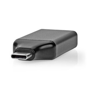 Nedis CCGP64350GY Usb-adapter Usb 3.2 Gen 1 Usb-câ„¢ Male Displayport Female Vernikkeld Grijs / Zwart Polybag Nedis CCGP64350GY Usb-adapter Usb 3.2 Gen 1 Usb-câ„¢ Male Displayport Female Vernikkeld Grijs / Zwart Polybag
