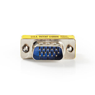 Nedis CCVC59811ME Gender Changer Vga Male - Vga Male 25 Stuks Metaal Nedis CCVC59811ME Gender Changer Vga Male - Vga Male 25 Stuks Metaal