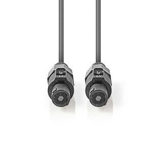 Nedis COTG16000GY150 Luidsprekerkabel 1,5 Mm² Luidspreker 2-pins Female - Luidspreker 2-pins Female 15 M Grijs Nedis COTG16000GY150 Luidsprekerkabel 1,5 Mm² Luidspreker 2-pins Female - Luidspreker 2-pins Female 15 M Grijs