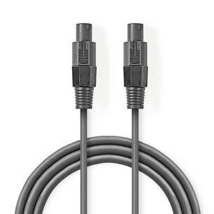 Nedis COTH16000GY30 Luidsprekerkabel 1,5 Mm² Luidspreker 2-pins Female - Luidspreker 2-pins Female 3,0 M Grijs Nedis COTH16000GY30 Luidsprekerkabel 1,5 Mm² Luidspreker 2-pins Female - Luidspreker 2-pins Female 3,0 M Grijs