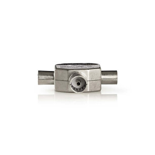 Nedis CSBW40950WT Adapter Coax 2x Iec (coax) Male - Iec (coax) Female Nedis CSBW40950WT Adapter Coax 2x Iec (coax) Male - Iec (coax) Female