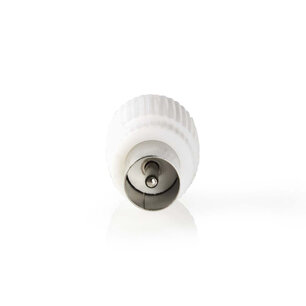 Nedis CSBW40999WT Iec (coax) -connector Male + Female - Recht 2 Stuks Wit Nedis CSBW40999WT Iec (coax) -connector Male + Female - Recht 2 Stuks Wit