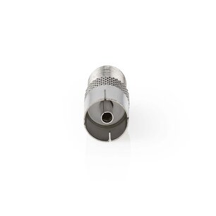 Nedis CSGB41955ME Satelliet- En Antenne-adapter F-female Iec (coax) Female Vernikkeld 75 Ohm Recht Metaal Zilver 1 Stuks Doos Nedis CSGB41955ME Satelliet- En Antenne-adapter F-female Iec (coax) Female Vernikkeld 75 Ohm Recht Metaal Zilver 1 Stuks Doos