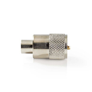Nedis CSVC43900ME Pl259-connector Mannelijk Voor Rg58 Coaxkabels 25 Stuks Metaal Nedis CSVC43900ME Pl259-connector Mannelijk Voor Rg58 Coaxkabels 25 Stuks Metaal