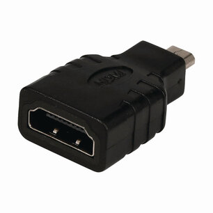 Nedis CVGB34907BK Hdmiâ„¢-adapter Hdmiâ„¢-microconnector - Hdmiâ„¢ Female Zwart Nedis CVGB34907BK Hdmiâ„¢-adapter Hdmiâ„¢-microconnector - Hdmiâ„¢ Female Zwart