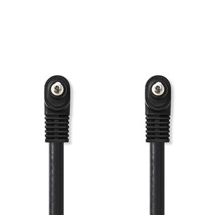 Nedis CVGP22000BK20 3,5 Mm Av-kabel 3,5 Mm Av Male - 3,5 Mm Av Male 2,0 M Zwart Nedis CVGP22000BK20 3,5 Mm Av-kabel 3,5 Mm Av Male - 3,5 Mm Av Male 2,0 M Zwart