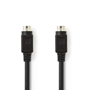 Nedis CVGP30000BK20 S-videokabel S-video Male - S-video Male 2,0 M Zwart Nedis CVGP30000BK20 S-videokabel S-video Male - S-video Male 2,0 M Zwart