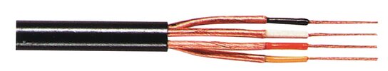 Tasker TASR-C116 Stereo Audiokabel Op Haspel 4x 0.14 - 100 M Zwart Tasker TASR-C116 Stereo Audiokabel Op Haspel 4x 0.14 - 100 M Zwart