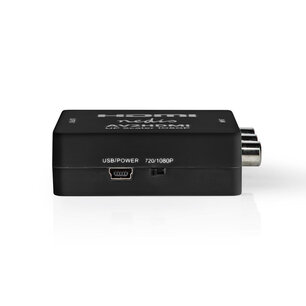 Nedis VCON3456AT Composietvideo-naar-hdmiâ„¢-converter 1-wegs - 3x Rca (rwy) Hdmiâ„¢-uitgang Nedis VCON3456AT Composietvideo-naar-hdmiâ„¢-converter 1-wegs - 3x Rca (rwy) Hdmiâ„¢-uitgang