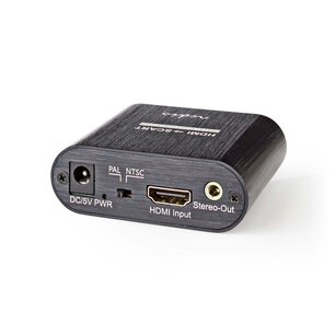 Nedis VCON3459AT Hdmiâ„¢-converter Hdmiâ„¢ Input Scart Female 1-weg 480i 999 Gbps Metaal Antraciet Nedis VCON3459AT Hdmiâ„¢-converter Hdmiâ„¢ Input Scart Female 1-weg 480i 999 Gbps Metaal Antraciet