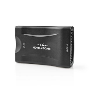 Nedis VCON3461BK Hdmiâ„¢-converter Hdmiâ„¢ Input Scart Female 1-weg 1080p 1.2 Gbps Abs Zwart Nedis VCON3461BK Hdmiâ„¢-converter Hdmiâ„¢ Input Scart Female 1-weg 1080p 1.2 Gbps Abs Zwart