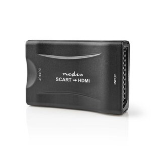 Nedis VCON3463BK Hdmiâ„¢-converter Scart Female Hdmiâ„¢ Output 1-weg 1080p 1.2 Gbps Abs Zwart Nedis VCON3463BK Hdmiâ„¢-converter Scart Female Hdmiâ„¢ Output 1-weg 1080p 1.2 Gbps Abs Zwart