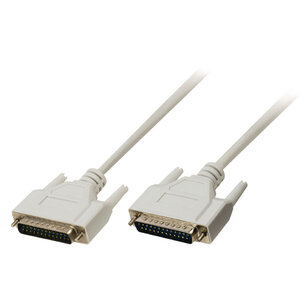 Valueline VLCP52100I30 Seriƫle Kabel Sub-d 25-pins Male - Sub-d 25-pins Male 3.00 M Ivoor Valueline VLCP52100I30 Seriƫle Kabel Sub-d 25-pins Male - Sub-d 25-pins Male 3.00 M Ivoor