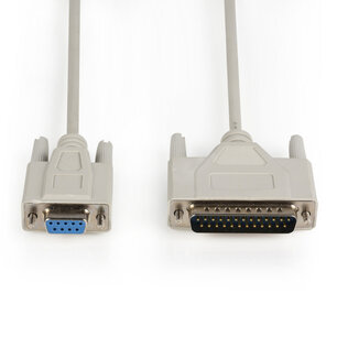 Valueline VLCP52131I20 Seriƫle Kabel Sub-d 9-pins Female - Sub-d 25-pins Male 2.00 M Ivoor Valueline VLCP52131I20 Seriƫle Kabel Sub-d 9-pins Female - Sub-d 25-pins Male 2.00 M Ivoor