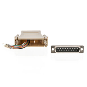 Valueline VLCP52823I Seriƫle Adapter Sub-d 25-pins Female - Rj45 (8/8) Female Ivoor Valueline VLCP52823I Seriƫle Adapter Sub-d 25-pins Female - Rj45 (8/8) Female Ivoor