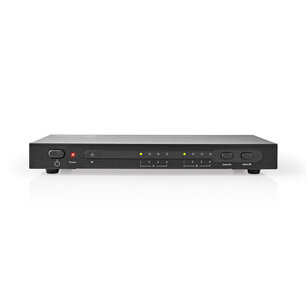 Nedis VMAT3462AT Hdmiâ„¢ Matrix-switch 4-naar-2-poorts - 4x Hdmiâ„¢ Ingang 2x Hdmiâ„¢-uitgang Nedis VMAT3462AT Hdmiâ„¢ Matrix-switch 4-naar-2-poorts - 4x Hdmiâ„¢ Ingang 2x Hdmiâ„¢-uitgang