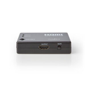 Nedis VSWI3453BK Hdmi-schakelaar 3 Poorten 3x Hdmi-ingang 1x Hdmi-uitgang 1080p Abs Antraciet Doos Nedis VSWI3453BK Hdmi-schakelaar 3 Poorten 3x Hdmi-ingang 1x Hdmi-uitgang 1080p Abs Antraciet Doos