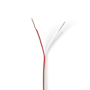 Nedis CAGW0350WT1000 Speaker-kabel 2x 0,35 Mm2 100 M Folieverpakking |wit Nedis CAGW0350WT1000 Speaker-kabel 2x 0,35 Mm2 100 M Folieverpakking |wit
